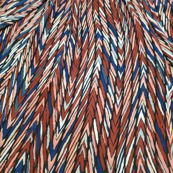 Premise 1x women's multicolor sheer blouse - Picture 2 of 11